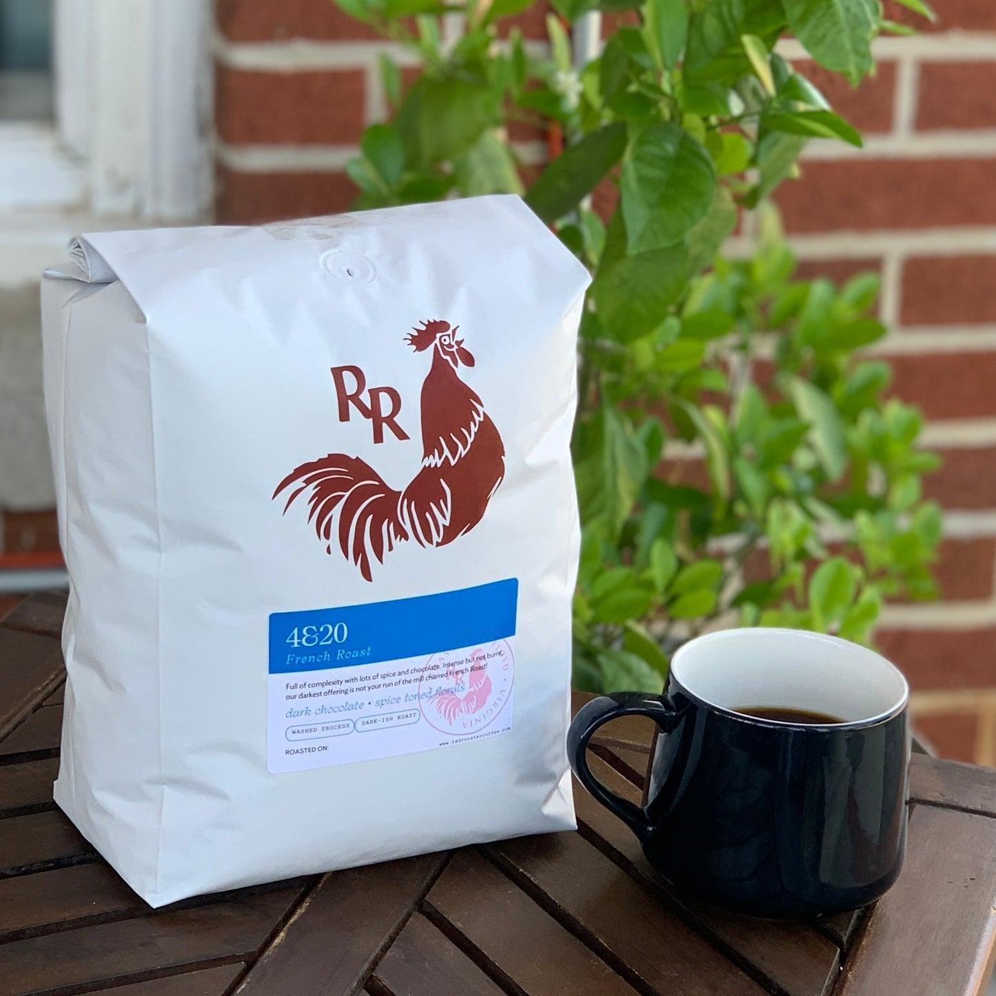 Organic 4&20 French Roast Fresh Roasted Coffee Blend