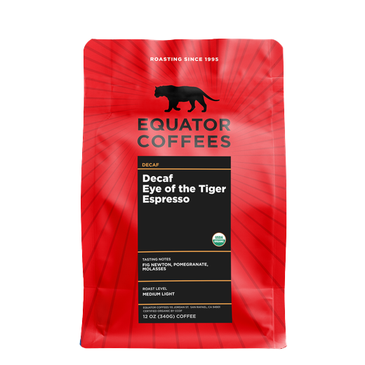Decaf Eye Of The Tiger 12 oz Smooth Decaf Coffee