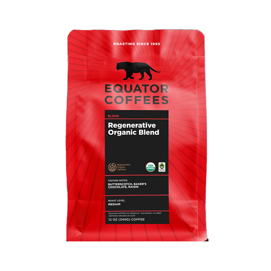 Regenerative Organic Blend 12 oz Fresh Roasted Coffee Blend