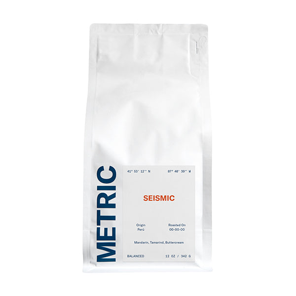 Seismic 12 oz Fresh Roasted Coffee Blend