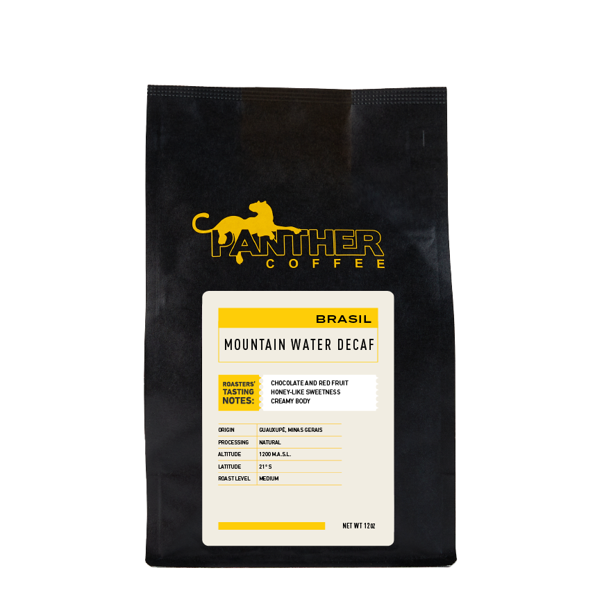 Decaf Mountain Water Brazil 12 oz Smooth Decaf Coffee