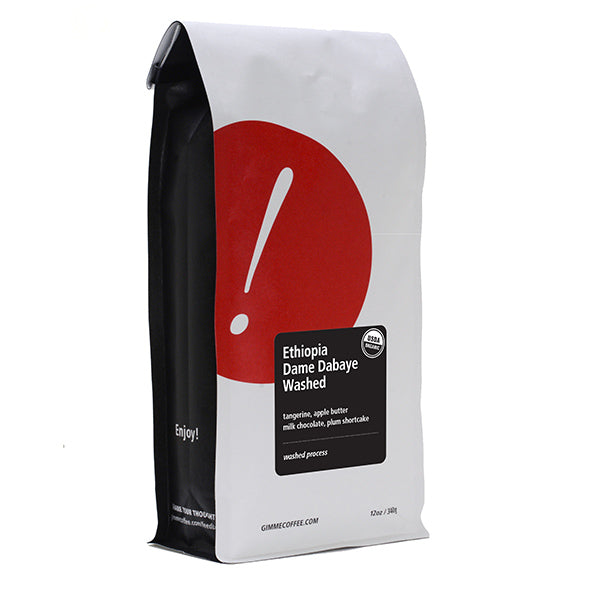 Ethiopia Dame Dabaye Washed (Organic) 12 oz Single Origin Specialty Coffee