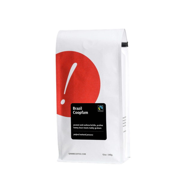 Brazil Coopfam Certified Fairtrade 12 oz Fresh Roasted Coffee Blend