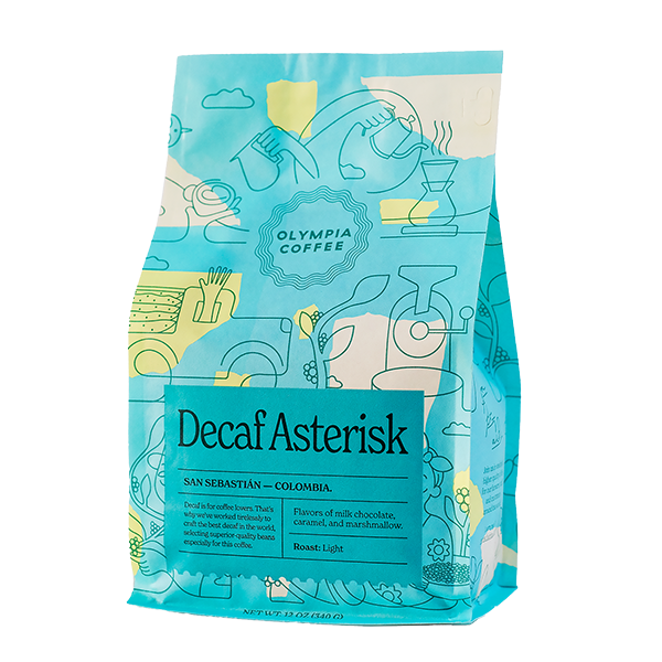 Decaf Asterisk 12 oz Specialty Espresso Coffee