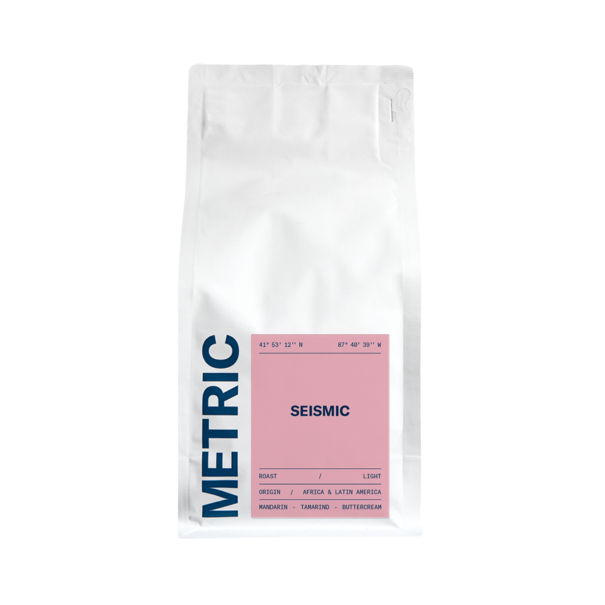 Seismic 10.5 oz Fresh Roasted Coffee Blend