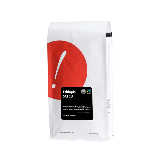 Ethiopia SCFCU Fairtrade Organic 12 oz Single Origin Specialty Coffee