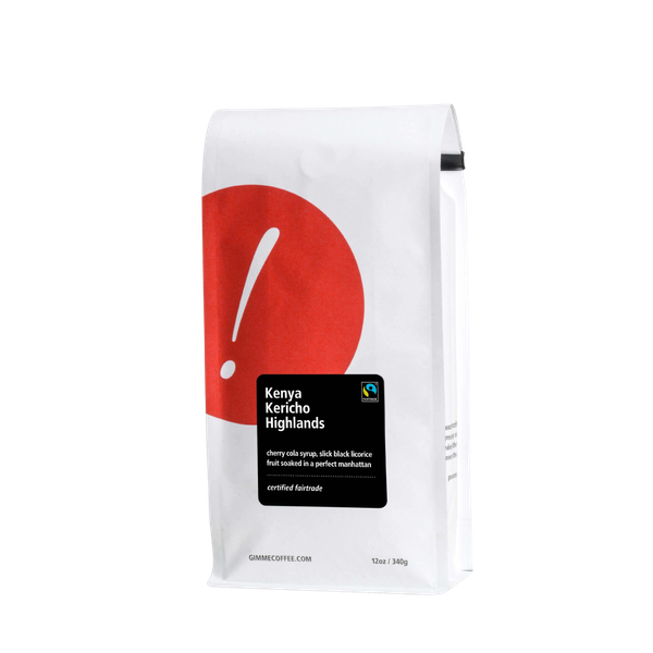 Kenya Kericho Highlands Fairtrade Dark Roast 12 oz Fresh Roasted Specialty Coffee