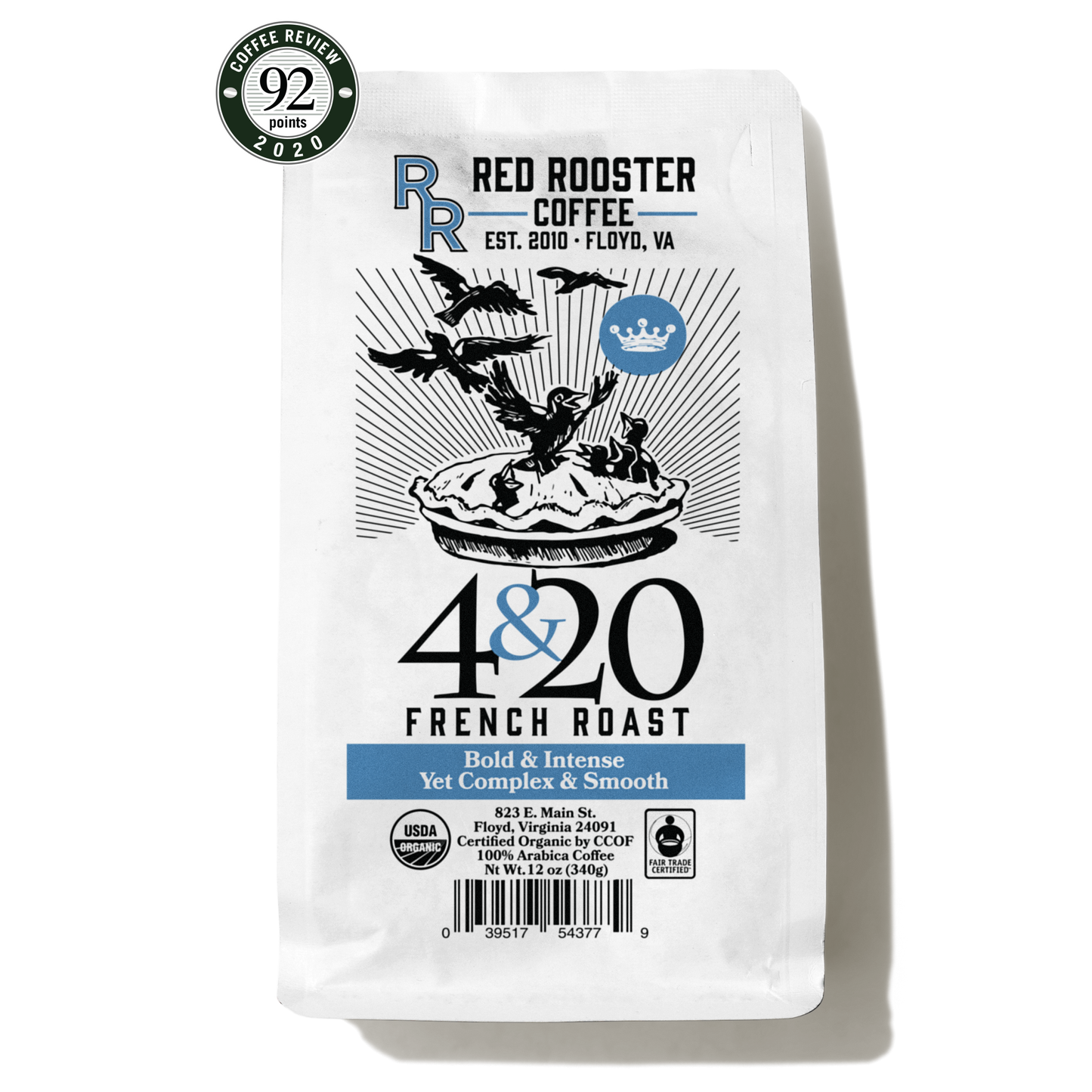 Organic 4&20 French Roast Fresh Roasted Coffee Blend
