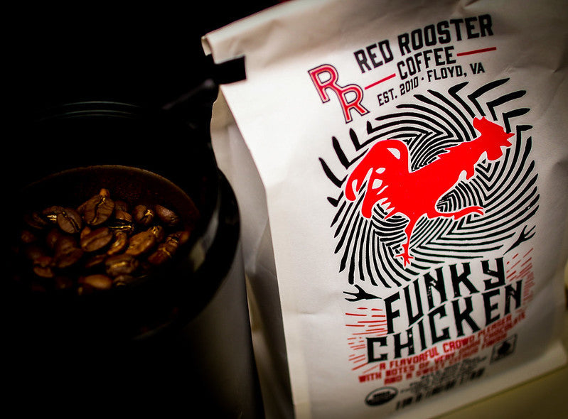 Organic Funky Chicken Fresh Roasted Coffee Blend