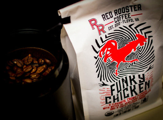 Organic Funky Chicken Fresh Roasted Coffee Blend