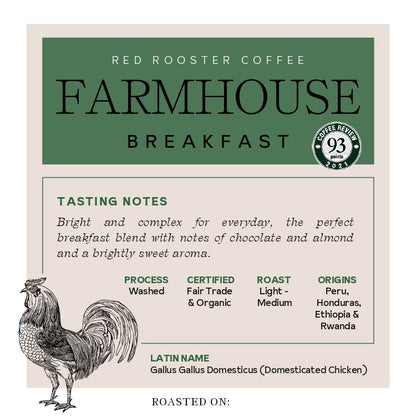 Organic Floyd Farmhouse Breakfast Blend Fresh Roasted Coffee Blend