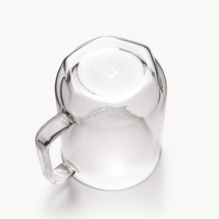 AeroPress Double Wall Glass Coffee Mug - 2 Pack Double Wall Coffee Mug Set
