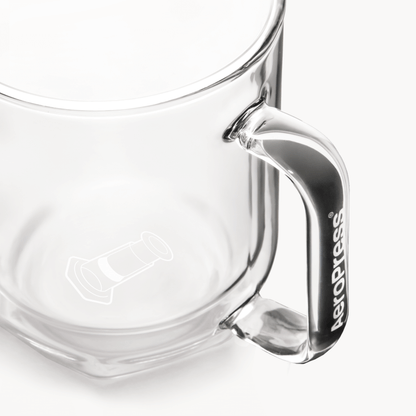 AeroPress Double Wall Glass Coffee Mug - 2 Pack Double Wall Coffee Mug Set