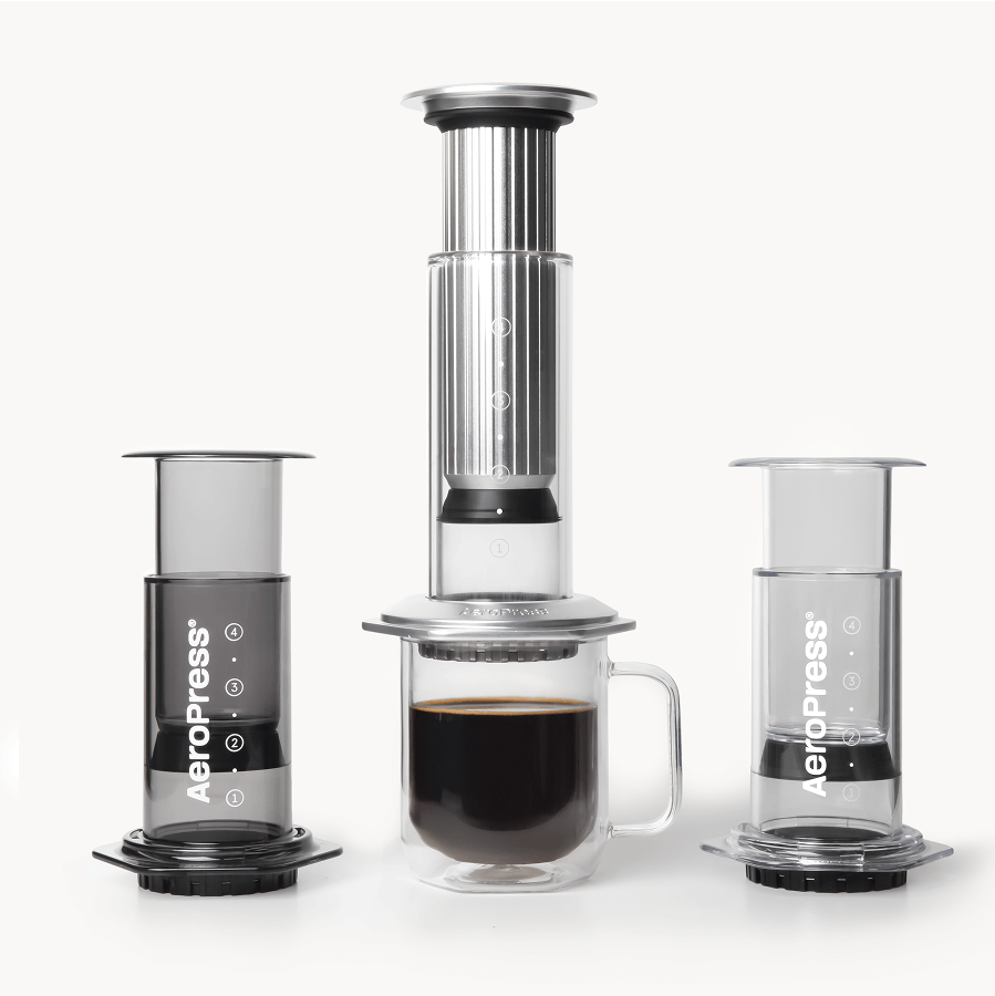 AeroPress Double Wall Glass Coffee Mug - 2 Pack Double Wall Coffee Mug Set