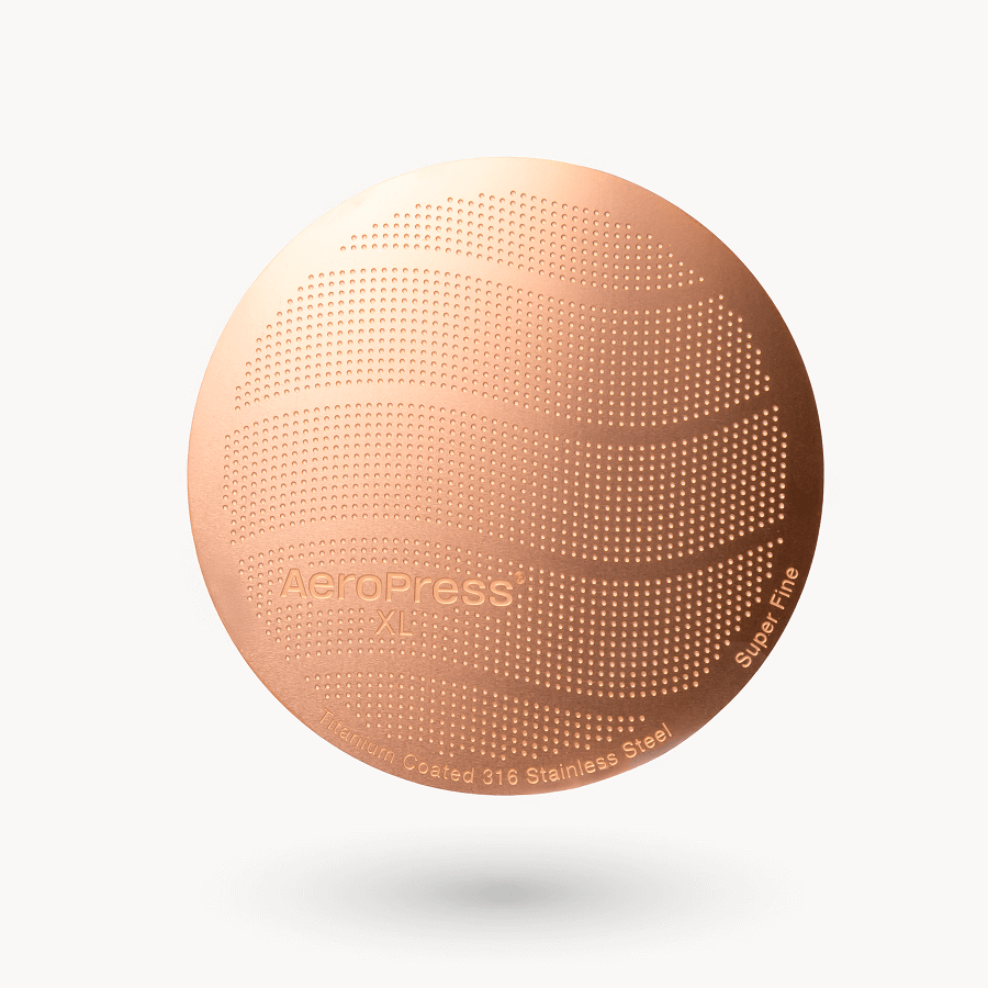 AeroPress Gold Tone Filter - XL Large Capacity Coffee Press
