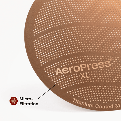 AeroPress Gold Tone Filter - XL Large Capacity Coffee Press