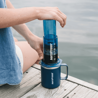 AeroPress Travel Coffee Mug - Stainless Steel Double Wall Coffee Mug Set