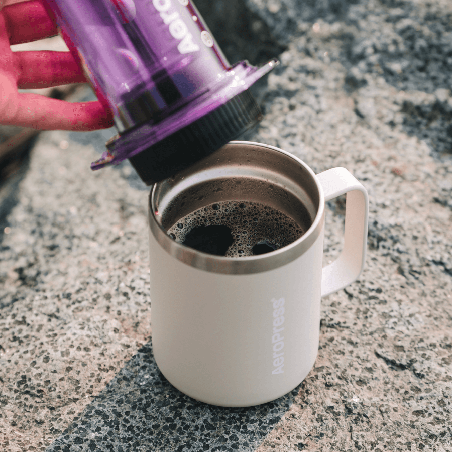 AeroPress Travel Coffee Mug - Stainless Steel Double Wall Coffee Mug Set