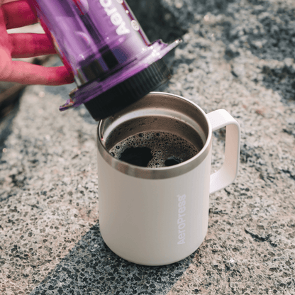 AeroPress Travel Coffee Mug - Stainless Steel Double Wall Coffee Mug Set