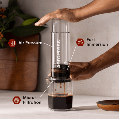 AeroPress Coffee Maker - Clear XL Large Capacity Coffee Press