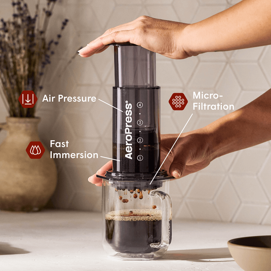 AeroPress Coffee Maker - Clear & Colors Clear Manual Coffee Press
