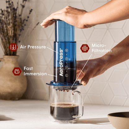 AeroPress Coffee Maker - Clear & Colors Clear Manual Coffee Press