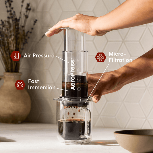 AeroPress Coffee Maker - Clear & Colors Clear Manual Coffee Press