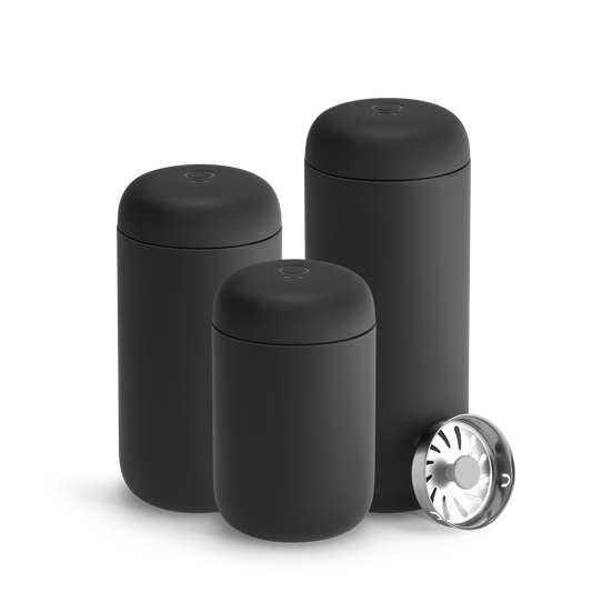 Fellow Carter Move Mug + Splash Guard Double Wall Coffee Mug Set