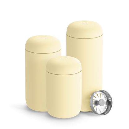 Fellow Carter Move Mug + Splash Guard Double Wall Coffee Mug Set