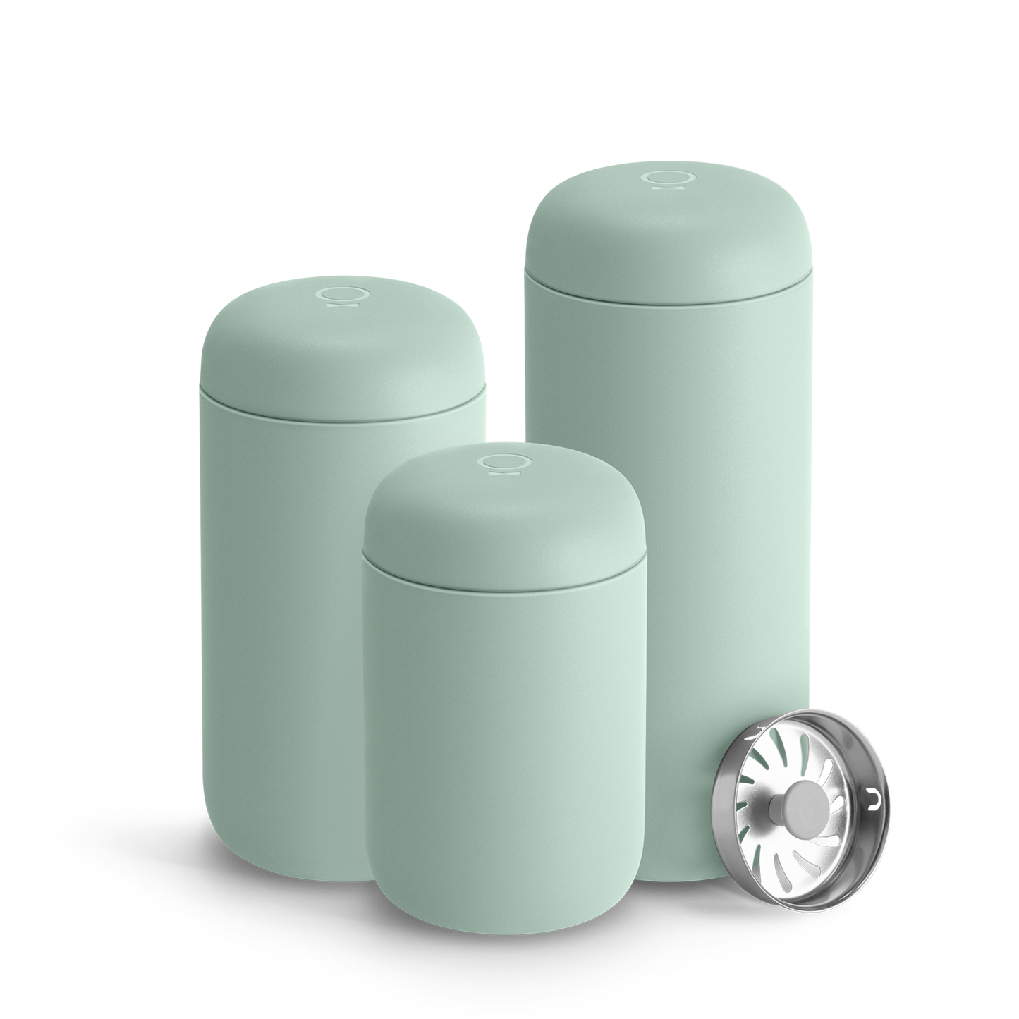 Fellow Carter Move Mug + Splash Guard Double Wall Coffee Mug Set