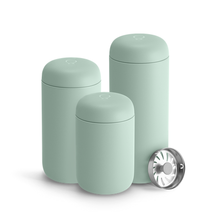 Fellow Carter Move Mug + Splash Guard Double Wall Coffee Mug Set