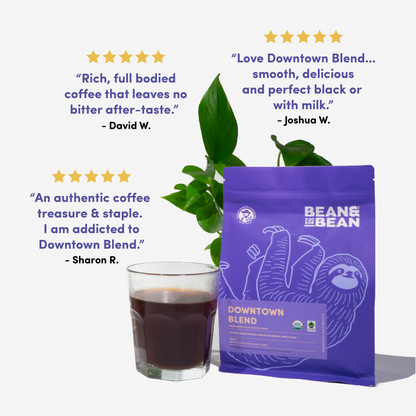 Downtown Blend Organic & Fair Trade Specialty Espresso Coffee