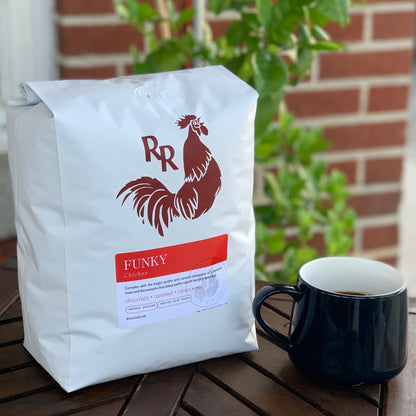 Organic Funky Chicken Fresh Roasted Coffee Blend