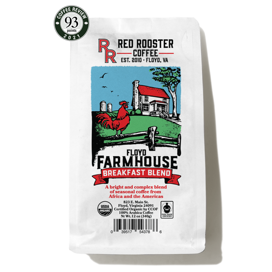 Organic Floyd Farmhouse Breakfast Blend Fresh Roasted Coffee Blend