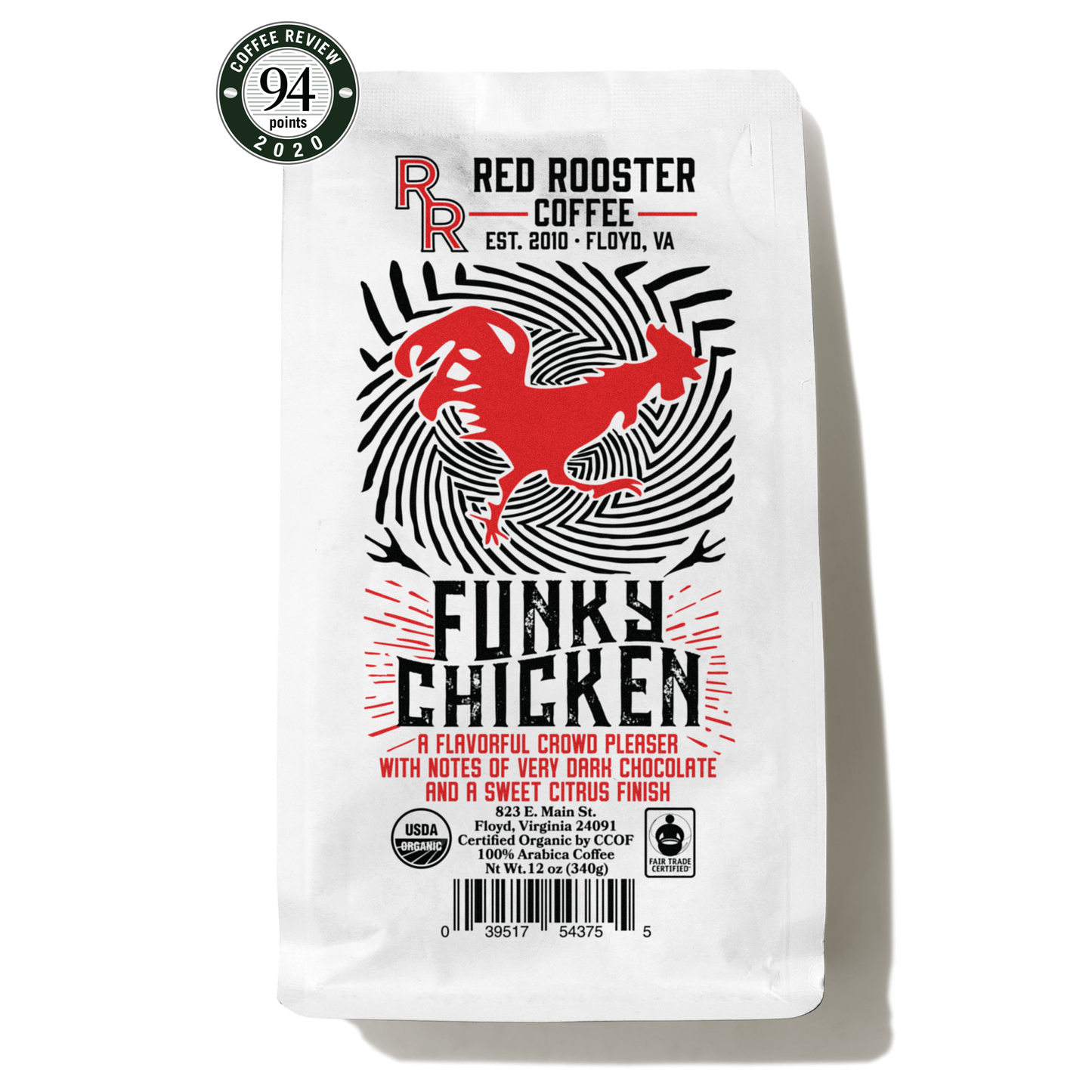 Organic Funky Chicken Fresh Roasted Coffee Blend