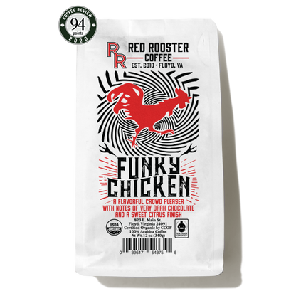Organic Funky Chicken Fresh Roasted Coffee Blend