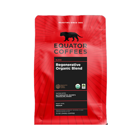 Regenerative Organic Blend 12 oz Fresh Roasted Coffee Blend