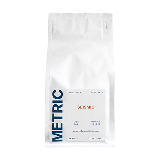 Seismic 12 oz Fresh Roasted Coffee Blend