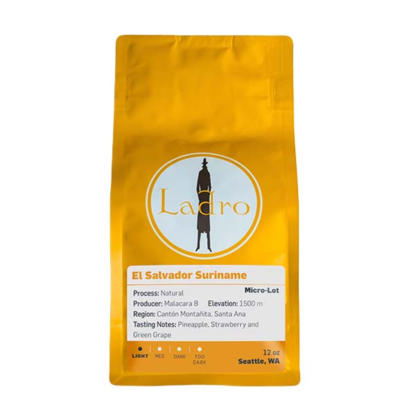 El Salvador Suriname 12 oz Single Origin Specialty Coffee