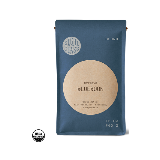 Organic Blueboon 12 oz Fresh Roasted Coffee Blend
