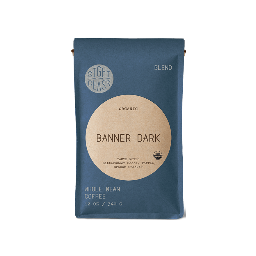 Organic Banner Dark 12 oz Fresh Roasted Coffee Blend