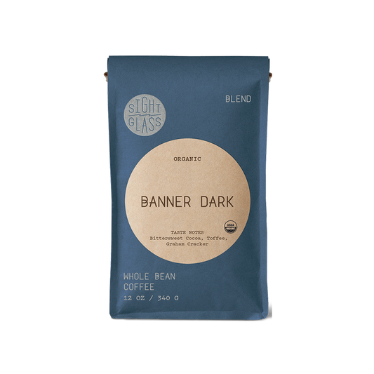 Organic Banner Dark 12 oz Fresh Roasted Coffee Blend