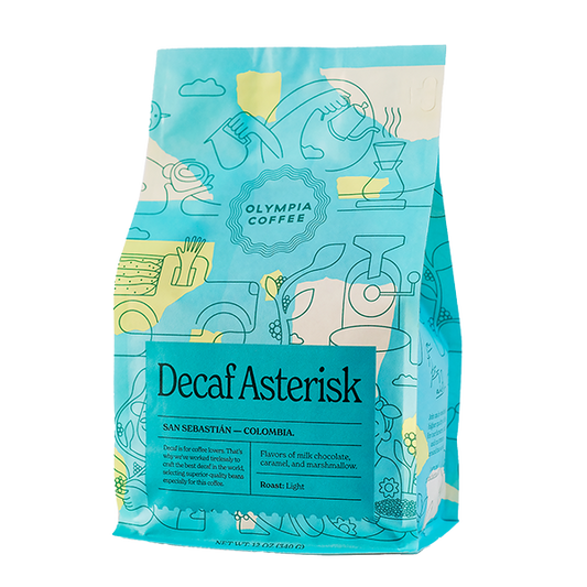 Decaf Asterisk 12 oz Specialty Espresso Coffee