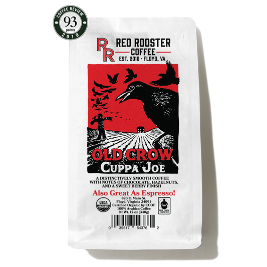 Organic Old Crow Cuppa Joe Specialty Espresso Coffee