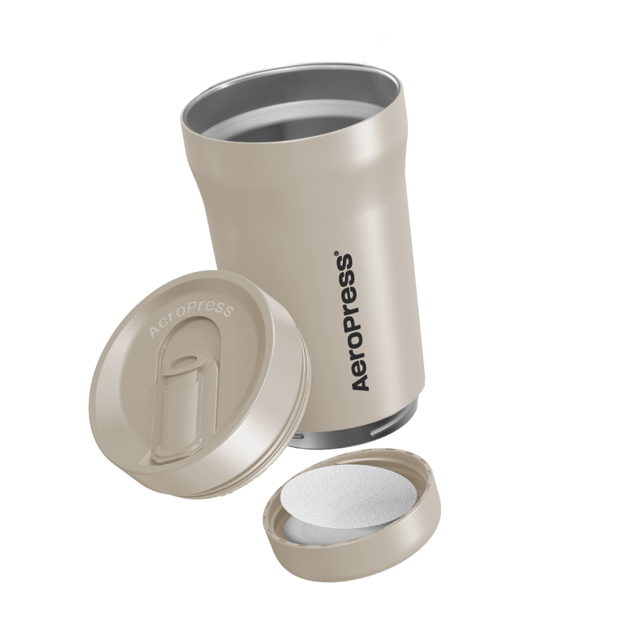 AeroPress Travel Coffee Tumbler - Stainless Steel Double Wall Coffee Mug Set