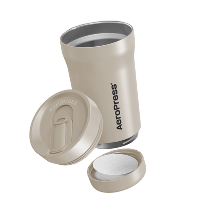 AeroPress Travel Coffee Tumbler - Stainless Steel Double Wall Coffee Mug Set