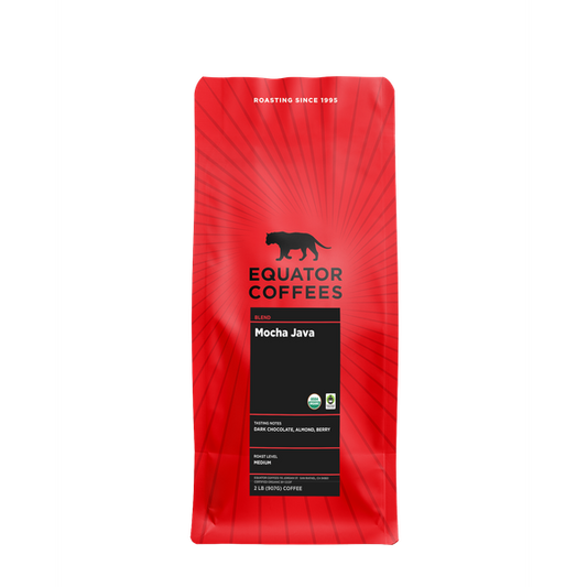 Mocha Java Fair Trade Organic 2 lb Fresh Roasted Coffee Blend
