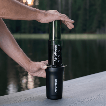AeroPress Travel Coffee Tumbler - Stainless Steel Double Wall Coffee Mug Set