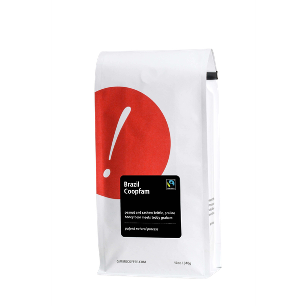 Brazil Coopfam Certified Fairtrade 2 lb Fresh Roasted Coffee Blend
