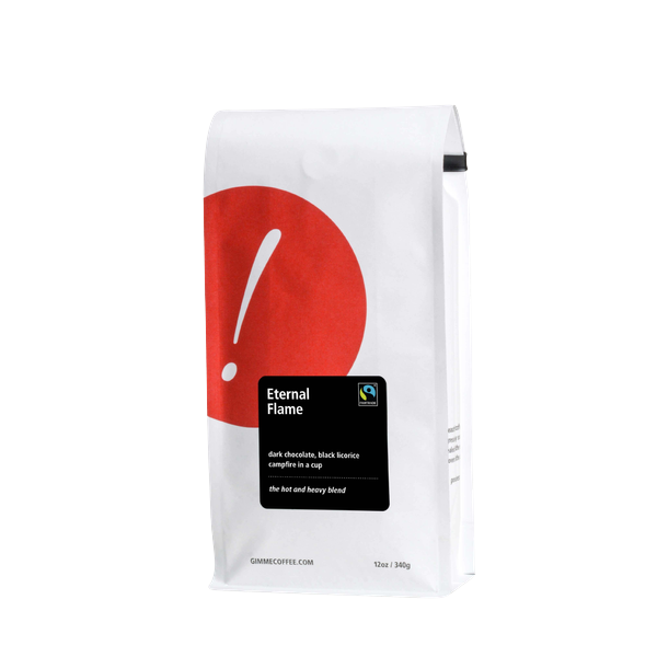 Eternal Flame Fairtrade Dark Roast 2 lb Fresh Roasted Coffee Blend